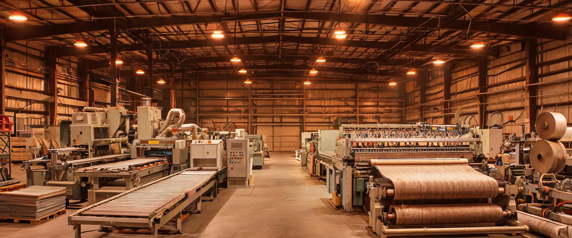 Mohawk Industries flooring manufacturing floor in Calhoun Georgia